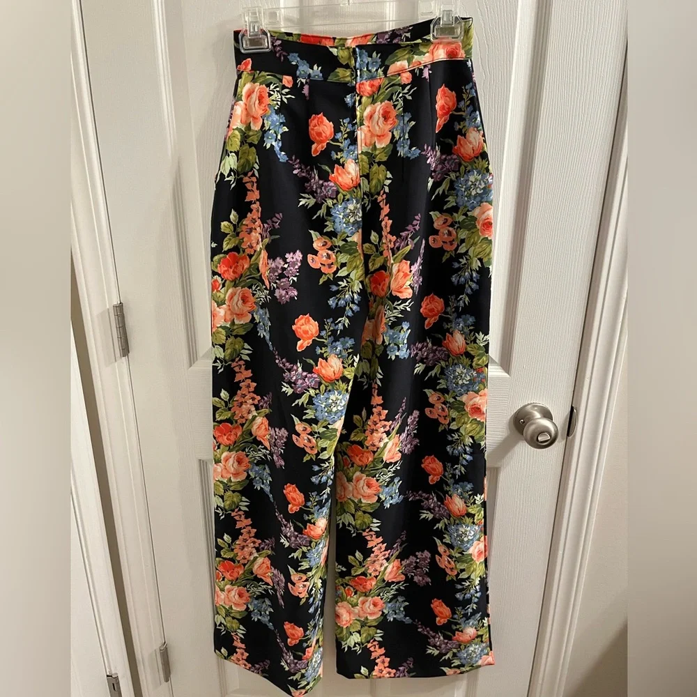 Floral Vacation Pants-Vixen by Micheline Pitt - Picture 2 of 5
